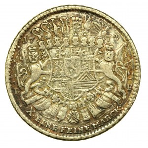 Nemecko, Hesensko, Louis IX, Thaler 1772 RF (439)