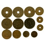 Dánsko, Švédsko, sada 23 mincí (414)