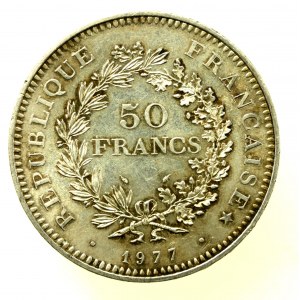Francja, V Republika, 50 Franków 1977 (631)