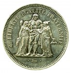 Francúzsko, Piata republika, sada 50 frankov 1975 a 1977, spolu 2 ks. (636)