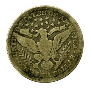 USA, 25 centů 1907 (666)