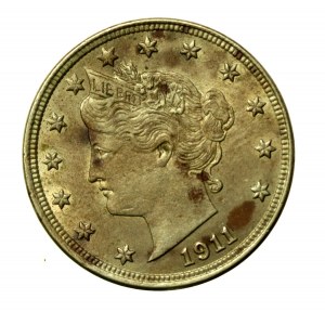 USA, 5 centów 1911 (667)