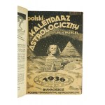 Polský astrologický kalendář (Almanach kosmických vlivů) na roky 1934, 1935, 1936 v 1 svazku.