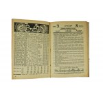 Polský astrologický kalendář (Almanach kosmických vlivů) na roky 1934, 1935, 1936 v 1 svazku.