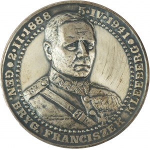 Medaille von Brigadegeneral Franciszek Kleeberg - Schlacht von Kock 2-5 Oktober 1939, Ref. KOTYŁŁO, TWO Warschau