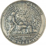Medaille von Generalmajor Władysław Anders - Monte Cassino 11-18 Mai 1944, unterzeichnet KOTYŁŁO