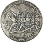 Tadeusz Kościuszko Medaille - Schlacht bei Racławice 4. April 1794, signiert, versilbert