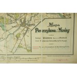 Mapa Puszczykowa - Mosiny a mapa Poznaňska, RARE [před rokem 1939].