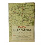 Mapa Puszczykowa - Mosiny a mapa oblasti Poznane, RARE [pred rokom 1939].