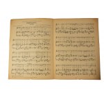 Noten von Dziewczyno... mit einem Kapitalumschlag von Witold Kalicki [1946], Musik von Władysław Szpilman,