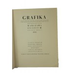 GRAFIKA czasopismo, dwumiesięcznik, rocznik trzeci 1933, zeszyt III