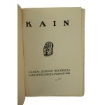 HULEWICZ Jerzy - Cain, drama, woodcuts by J. Hulewicz, Poznan 1920, published by ZDROJ, first edition