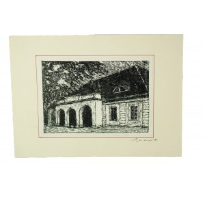 FEDYK K. - Manor House, Druck signiert K. Fedyk 1977, f. 14,5 x 10,5cm