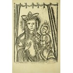 BORUCKI Ignacy - Panna Mária z Wągrowca, drevorez, f. 28 x 37 cm