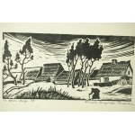 BURZYŃSKA - PAZDOWA Wanda - U kresu drogi, 1975r., f. 26,5 x 17cm