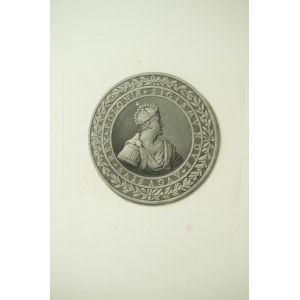 OLESZCZYŃSKI Antoni - Stahlstich, 19. Jh. Vorderseite und Rückseite, Medaille des Königs Zygmunt II. August von Polen