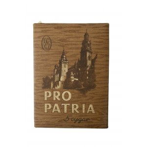 Kościańska Wytwórnia Cigars i Papierosów - original cardboard box of 5 Pro Patria cigars, very good condition