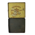 Oryginalne, blaszane pudełko SPORT Georgides cigarettes, gegr. 1862