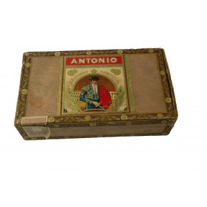 Oryginalne pudełko po cygarach ANTONIO, 50 Pf
