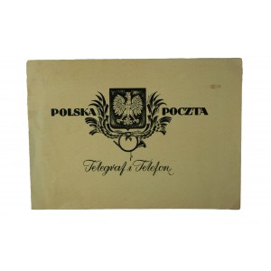 [II RP] Telegram Poczta Polska Telegraf i Telefon, nadany 13.IV.38r.