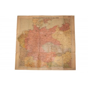 Mapa Třetí říše od 13. března 1938. [anschluss Rakouska] / Das Deutsche Reich seit dem 13 Marz 1938