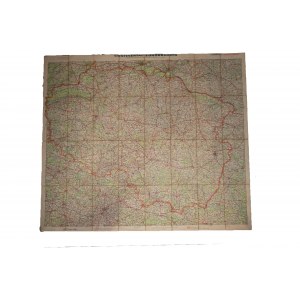 Large map of Reichsgau Wartheland, f. 103 x 94cm / WARTH COUNTRY, scale 1:300,000