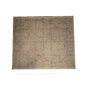 Große Karte vom Reichsgau Wartheland, f. 103 x 94cm / LAND DER WARTH, Maßstab 1:300.000