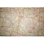 Veľká mapa Reichsgau Wartheland, f. 103 x 94cm / KRAJINA VOJNY, mierka 1:300.000