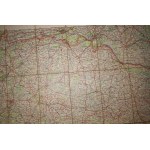 Large map of Reichsgau Wartheland, f. 103 x 94cm / WARTH COUNTRY, scale 1:300,000