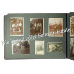 Album fotografií zachytávajúcich život na poľskom panstve / unikátne fotografie pancierového vlaku Konarzewski / práca na poli / včelárstvo / rybolov z rybníka + Parceling KLUCZEWO