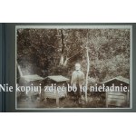 Album of photographs depicting life in the Polish estate / unique photos of the armored train Konarzewski / work in the field / beekeeping / fishing from the pond + Parceling KLUCZEWO