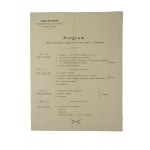 Departament Spraw Wewnętrznych Tymczasowej Rady Stanu Królestwa Polskiego - program Zjazdu Krajowego w dniach 16 i 17 marca 1917r. w Warszawie + oryginalna koperta z nagłówkiem Rady