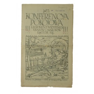 [LEGIONY POLSKIE] Časopis CONFERENCE POKOJOWA č. 3, 8. května 1916, RARE