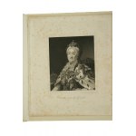 Catherine the Great / Catharina die Grosse, intaglio by C. Mayer's, 1851.