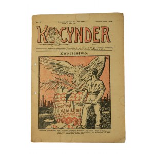 Czasopismo KOCYNDER z 27 marca 1921 roku, po plebiscycie na Górnym Śląsku