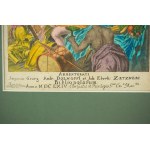 Ručne kolorovaný hárok starej tlače z tlačiarne A. Dolhoffiho a J. E. Zetznera, Collegium Juridicum argentora tense enucleatum, Gregoria Biccia, 1664.
