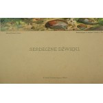 GERSON Wojciech - Serdeczne dźwięki, duża fotochromotypia barwna, f. 20,5 x 29,5cm w świetle passse-partout, 1911r.