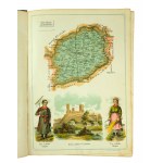 BAZEWICZ J.M. - Atlas geograficzny ilustrowany Królewstwa Polskiego + Opis Królestwa Polskiego do Atlasu Geograficznego Illustrowanego, Warsaw 1907.