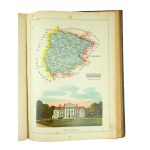 BAZEWICZ J.M. - Atlas geograficzny ilustrowany Królewstwa Polskiego + Opis Królestwa Polskiego do Atlasu Geograficznego Illustrowanego, Warschau 1907.