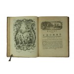 Papež Alexandr - Essai sur l'homme, Lausanne 1762, podpis Józefy Potocké, rozené Mniszech, Tulchinova knihovna, Pecharova knihovna
