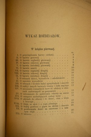 ŻEBRAWSKI Teofil - Teofila kapłana i zakonnika o sztukach rozmaitych ksiąg troje, Kraków 1880r.