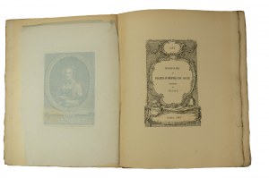 BAPST Germain - Inwentarz Marii Józefy de Saxe, delfiny Francji / Inventaire de Marie Josephe de Saxe, dauphine de France, Paris 1883r.