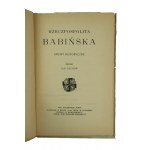 LECHOŃ Jan - Rzeczpospolita babińska. Śpiewy historyczne, Ignis 1920r., první vydání.
