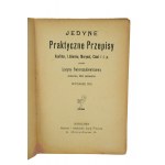 ĆWIERCZAKIEWICZOWA Lucyna - Jedyne praktyczne przepisy konfitur, likierow, marynat, ciast itp., Warszawa, wydanie XXI