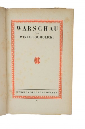 GOMULICKI Wiktor - Warschau mit 58 bildbeigaben,