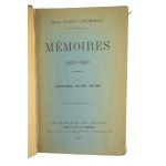 LUBOMIRSKI Joseph - Memoires 1839-1869 histoire d'une ruine / Memoáre 1839-1869 história pádu