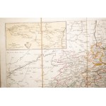 Mapa drogowa Szwajcarii / Carte routiere de la Suisse, J. Goujon, XIX wiek