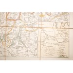 Cestná mapa Švajčiarska / Carte routiere de la Suisse, J. Goujon, 19. storočie