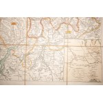Mapa drogowa Szwajcarii / Carte routiere de la Suisse, J. Goujon, XIX wiek