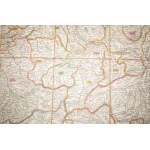 Road map of Switzerland / Carte routiere de la Suisse, J. Goujon, 19th century